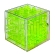 Головоломка Лабиринтус куб, 6 см, зелёный, LBC0004