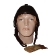 Кожаный шлем на флисе Артмех, мягкий козырек, цвет коричневый, 2057.4