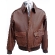 Куртка мужская АртМех А2, натуральная кожа пулап, подкладка хлопок, коричневая, AVJ013SM