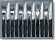 Набор столовых приборов Victorinox,  6 ножей для стейков, 6 вилок, черный, 5.1233.12