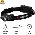 Фонарь налобный Led Lenser H5 Core, 350 лм, черный, 502193