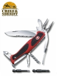 Нож складной Victorinox RangerGrip 174 Handyman, 0.9728.WC, 130 мм 17 функций, красный/черный