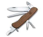 Нож складной Victorinox Forester, 0.8361.63, 111 мм, 10 функций,  дерево