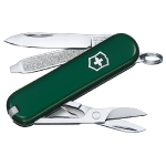 Нож складной Victorinox Classic SD, 0.6223.4-033,  58 мм 7 функций, зеленый