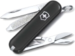 Нож складной Victorinox Classic SD,0.6223.3-033,  58 мм, 7 функций, черный