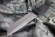 Нож Kizlyar Supreme Alpha, AUS-8, Satin Serrated v2, kraton, камо ножны
