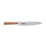 Нож кухонный для тонкой нарезки Masahiro слайсер, коричневый, 20 см