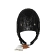 Кожаный шлем АртМех, подкладка и козырек овчина, цвет черный, АМ 5058.1