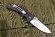 Нож складной Kizlyar Bloke X, D2, сатин G10