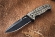 Складной нож Kizlyar Vega, черный, 440C, micarta