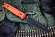 Нож Kizlyar Supreme Delta D2 bto v2 черный, оранжевая рукоять, черные ножны