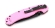 Нож складной Ontario RAT (Крыса) 1 Folder - Black Plain Edge - Pink Handle, ON8866
