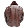 Куртка АртМех Гран-При, натуральная кожа козлик, подкладка-шерсть, воротник мутон, коричневая