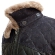 Куртка мужская АртМех, натуральная кожа,стеганая подклад-бобер, отделка нубук, ворот- бобер, черная,