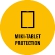 Сумка на плечо Caterpillar (CAT) The Project Mini Tablet Bag 1,5 л (15x23x5см), серый/желтый, 83107-202