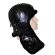 Кожаный шлем АртМех, мех овчина, длинное ухо, без козырька, черный, АМ 5259.1Б/К
