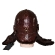Кожаный шлем АртМех, овчина, длинное ухо, цвет коричневый, АМ 5259.4 адапт