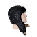 Кожаный шлем АртМех, черный, отворот овчина, 5091.1