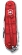Складной нож Victorinox Spartan, 1.3603.T + булавка, 91 мм, 12 функций, полупрозрачный красный