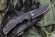 Нож складной Kizlyar Supreme Bloke X, D2, Black Titanium, черный, G10