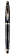 Перьевая ручка Waterman Carene Black GT (F) чернила: синий, перо золото 18K, позолота 23К, S0700300