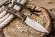Нож Kizlyar Supreme Corsair AUS8 S, деревянная рукоять, кожаный чехол