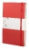 Блокнот Moleskine Classic Large, 130х210 мм, 240 стр., линейка, твердая обложка, резинка, красный, 385216