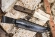 Нож Kizlyar Supreme Colada K340 Satin+SW, деревянная рукоять, кожаный чехол
