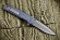 Складной нож Kizlyar Biker X, серый титан, D2