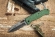 Нож складной Kizlyar Supreme Ute, 440C StoneWash Green G10