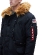 Куртка аляска Alpha Industries N-3B Alpine Parka, black, MJN49503B