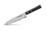 Нож кухонный Samura 67, универсальный 150 мм, дамаск 67 слоев, микарта, SD67-0023M
