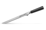 Нож кухонный Samura Mo-V филейный 218 мм, G-10, SM-0048/16