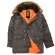 Куртка аляска Alpha Industries slim Fit N-3B, Parka, grey-orange