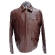 Куртка АртМех Гран-При, натуральная кожа КРС, подклад-шерсть, коричневая, AJ008AM