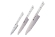 Набор ножей 3 в 1 Samura Harakiri, 11, 23, 85, ABS пластик, SHR-0220W