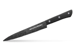 Нож кухонный Samura Shadow для нарезки с покрытием Black Fuso 196мм, AUS-8, ABS пластик, SH-0045/16