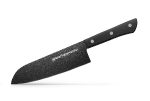 Нож кухонный Samura Shadow Сантоку с покрытием Black Fuso 175 мм, AUS-8, ABS пластик, SH-0095/16