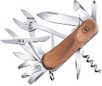 Швейцарский нож Victorinox EvoWood 85 мм, 19 функций, с фиксатором, рукоять из орехового дерева 2.5221.S63