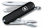 Нож перочинный Victorinox Classic 58 мм 7 функций, черный, 0.6223.3-033