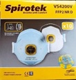 Респиратор Spirotek VS4200V, FFP2 NR D, 1 шт.