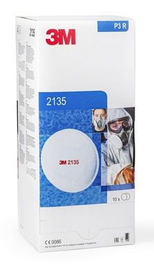 Противоаэрозольный фильтр 3М 2135 (Р3), упаковка 10 пар