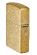 Зажигалка ZIPPO Classic с покрытием Tumbled Brass, золотистая, матовая, 49477