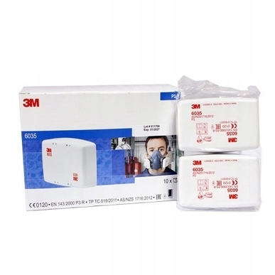 Противоаэрозольный фильтр 3М 6035 (P3), упаковка 10 пар
