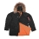 Куртка аляска Alpha Industries slim Fit N-3B Parka, black-orange, натуральный мех