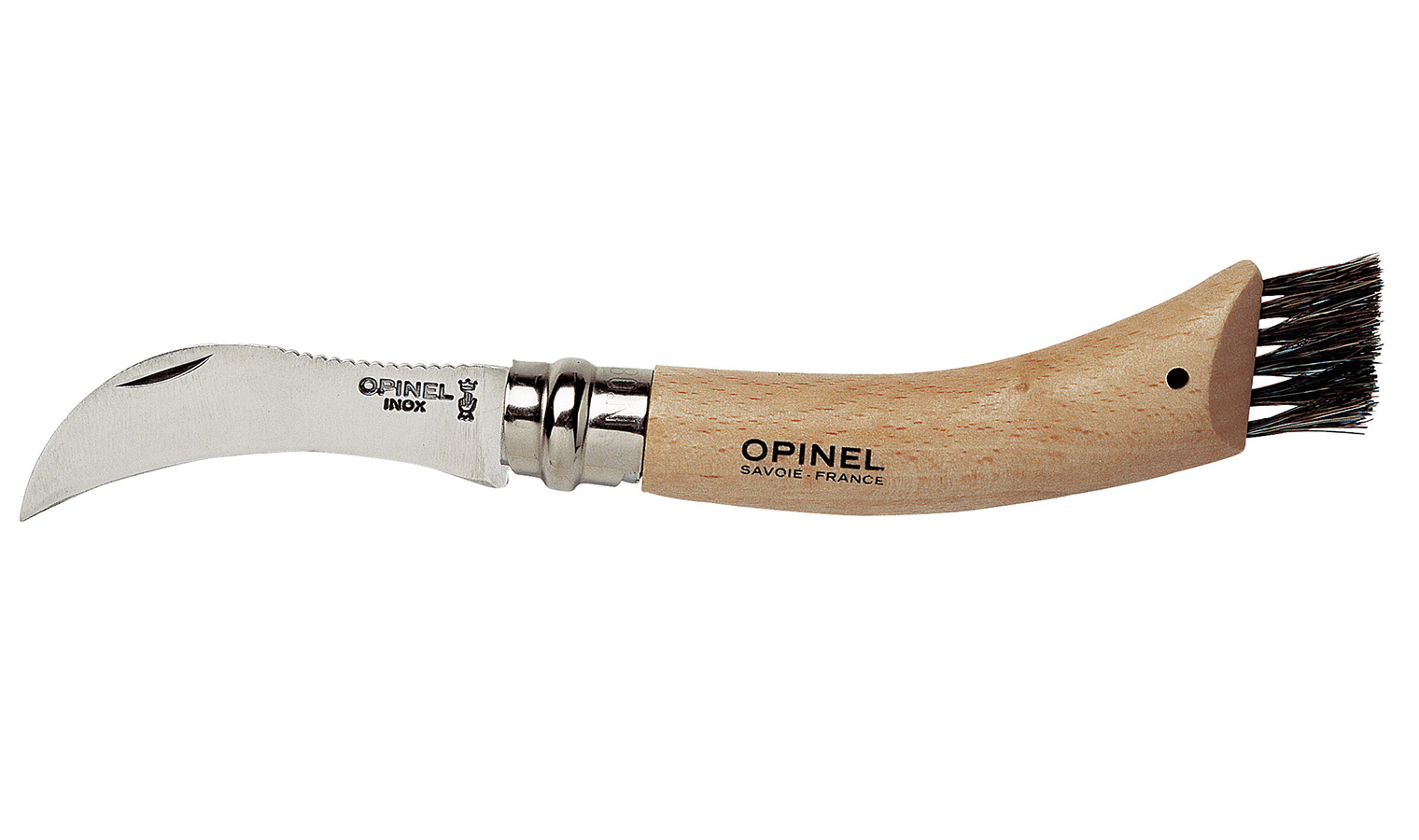 Нож с изогнутым лезвием. Нож грибника Opinel №8, нержавеющая сталь, рукоять бук, блистер, 001250. Нож складной садовый Opinel №8 VRI. Нож грибника Opinel №8.