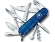 Швейцарский перочинный нож Victorinox Huntsman (прозрачный синий) 91 мм, 15 функций, 1.3713.T2
