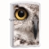Зажигалка Zippo Owl, Brushed Chrome, 28650