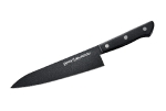 Нож кухонный Samura Shadow шеф, покрытие Black coating 208 мм, AUS-8, G-10, SH-0085