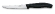 Нож кухонный Victorinox Swiss Classic черный для стейка, заточка: серрейторная 110мм, 6.7233.20